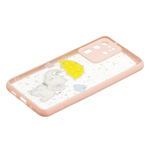 Custodia Silicone Gel Morbida Fantasia Modello Cover Y01X per Samsung Galaxy S20 Ultra 5G Giallo