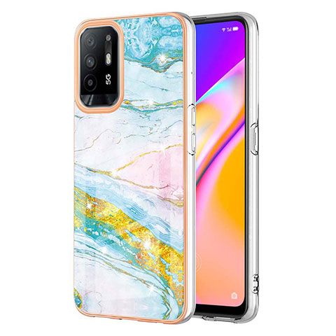 Custodia Silicone Gel Morbida Fantasia Modello Cover Y05B per Oppo Reno5 Z 5G Colorato