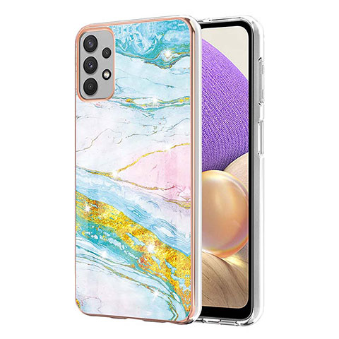 Custodia Silicone Gel Morbida Fantasia Modello Cover Y05B per Samsung Galaxy M32 5G Colorato