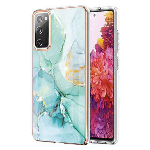 Custodia Silicone Gel Morbida Fantasia Modello Cover Y05B per Samsung Galaxy S20 Lite 5G Verde