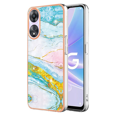 Custodia Silicone Gel Morbida Fantasia Modello Cover YB5 per Oppo A58 5G Colorato