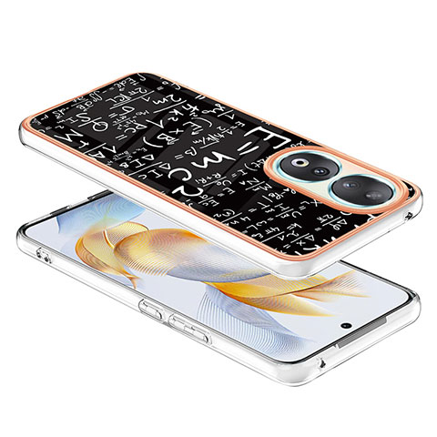 Custodia Silicone Gel Morbida Fantasia Modello Cover YB8 per Huawei Honor 90 5G Multicolore