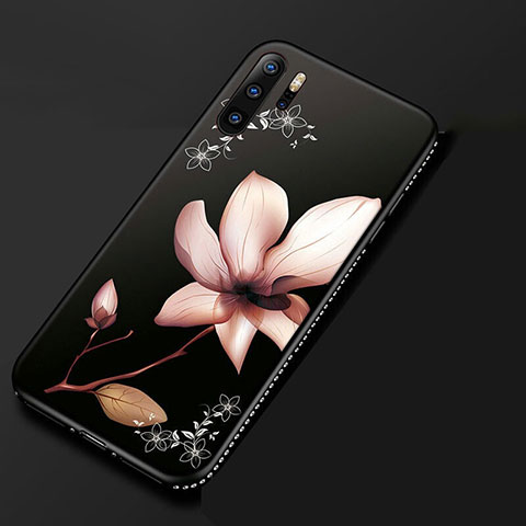 Custodia Silicone Gel Morbida Fiori Cover S01 per Huawei P30 Pro New Edition Rosa