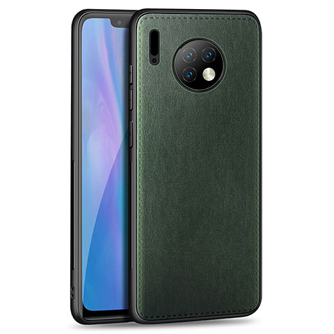 Custodia Silicone Morbida In Pelle Cover H03 per Huawei Mate 30 Pro 5G Verde