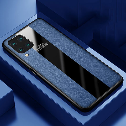 Custodia Silicone Morbida In Pelle Cover H03 per Huawei Nova 6 SE Blu