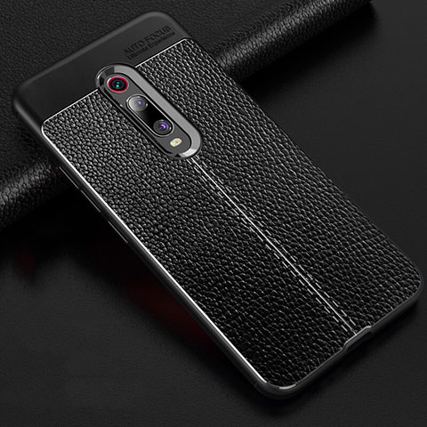 Custodia Silicone Morbida In Pelle Cover H03 per Xiaomi Redmi K20 Pro Nero