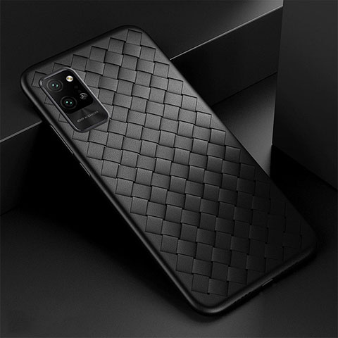 Custodia Silicone Morbida In Pelle Cover per Huawei Honor Play4 Pro 5G Nero