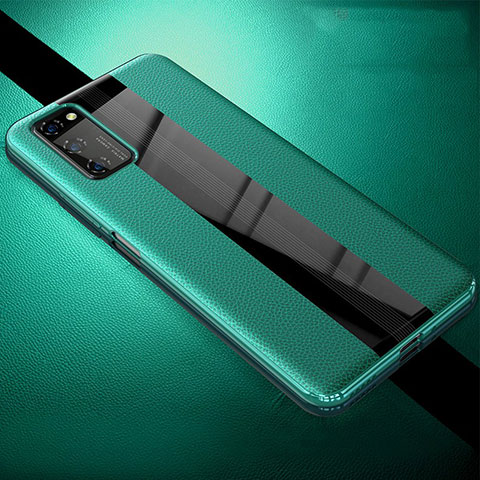 Custodia Silicone Morbida In Pelle Cover per Huawei Honor View 30 5G Verde