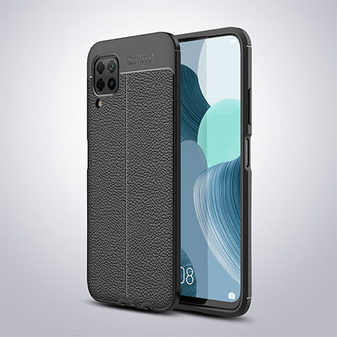 Custodia Silicone Morbida In Pelle Cover per Huawei Nova 7i Nero