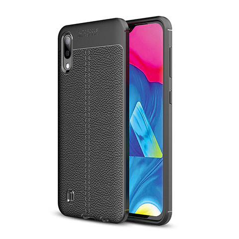 Custodia Silicone Morbida In Pelle Cover per Samsung Galaxy M10 Nero