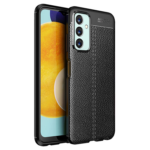 Custodia Silicone Morbida In Pelle Cover per Samsung Galaxy M23 5G Nero