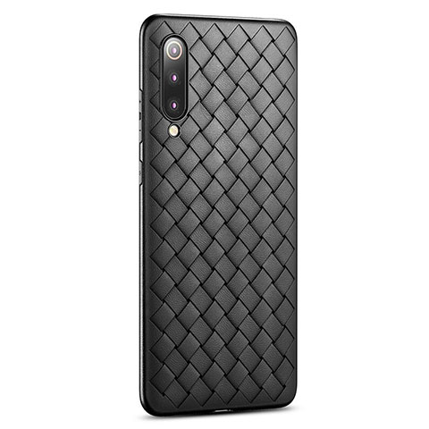 Custodia Silicone Morbida In Pelle Cover per Xiaomi Mi 9 Lite Nero