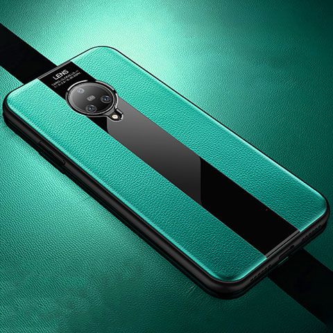 Custodia Silicone Morbida In Pelle Cover S04 per Vivo Nex 3 Verde