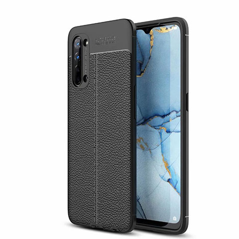 Custodia Silicone Morbida In Pelle Cover S05 per Oppo K7 5G Nero