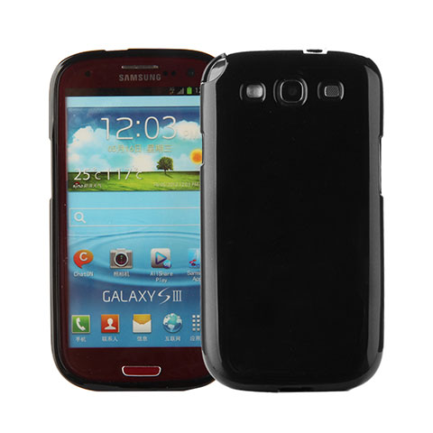 Custodia Silicone Morbida Lucido per Samsung Galaxy S3 4G i9305 Nero