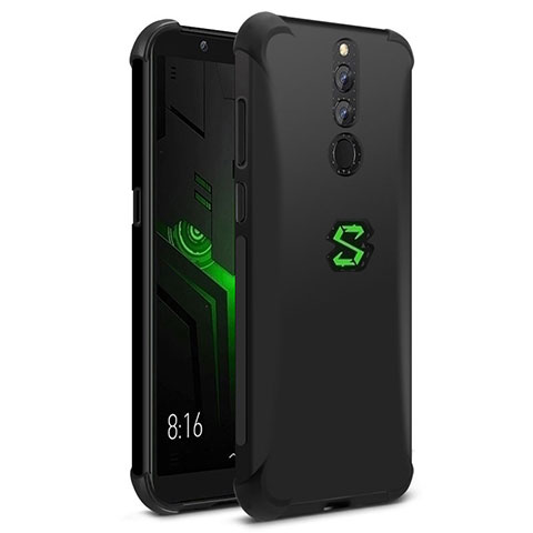 Custodia Silicone Morbida Lucido per Xiaomi Black Shark Helo Nero