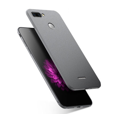 Custodia Silicone Morbida Lucido per Xiaomi Redmi 6 Grigio