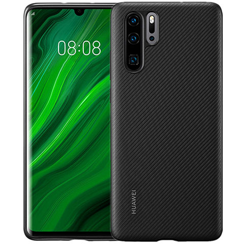 Custodia Silicone Morbida Spigato B02 per Huawei P30 Pro New Edition Nero