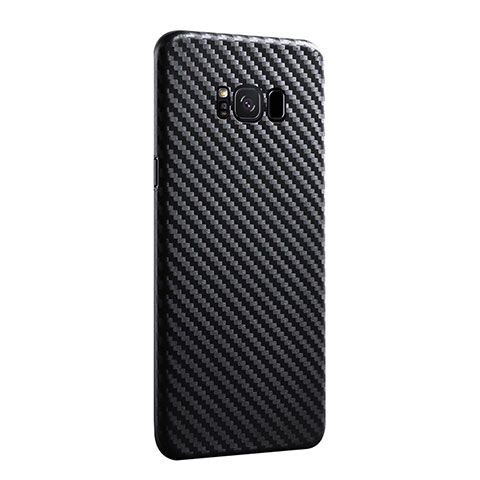 Custodia Silicone Morbida Spigato Z01 per Samsung Galaxy S8 Plus Nero