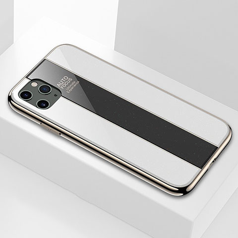 Custodia Silicone Specchio Laterale Cover F01 per Apple iPhone 11 Pro Max Bianco