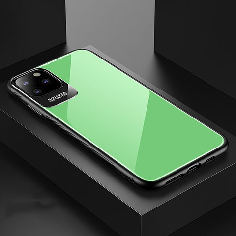 Custodia Silicone Specchio Laterale Cover G02 per Apple iPhone 11 Pro Verde