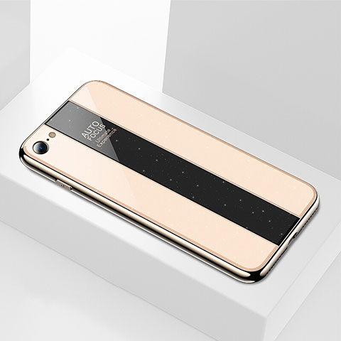 Custodia Silicone Specchio Laterale Cover M01 per Apple iPhone 6 Oro