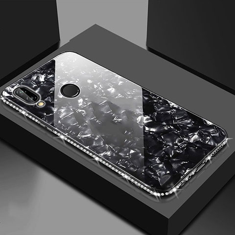 Custodia Silicone Specchio Laterale Cover M01 per Huawei Honor V10 Lite Nero