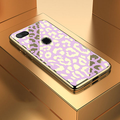 Custodia Silicone Specchio Laterale Cover M01 per Xiaomi Mi 8 Lite Oro Rosa