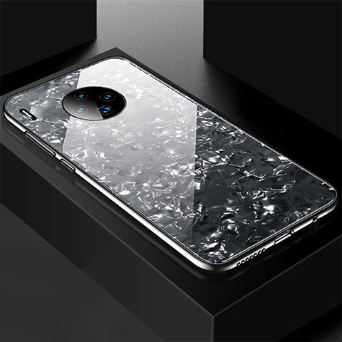 Custodia Silicone Specchio Laterale Cover M02 per Huawei Mate 30 5G Nero