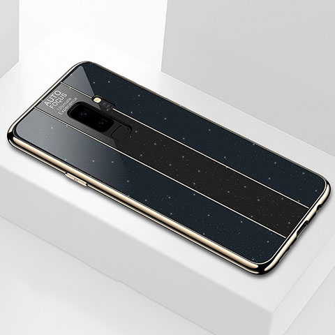 Custodia Silicone Specchio Laterale Cover M02 per Samsung Galaxy S9 Plus Nero