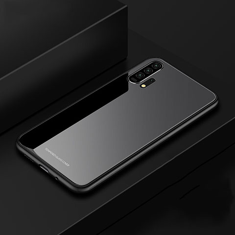 Custodia Silicone Specchio Laterale Cover per Huawei Honor 20 Pro Nero