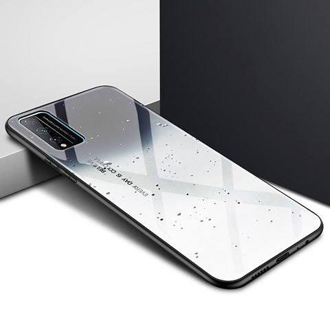 Custodia Silicone Specchio Laterale Cover per Huawei Honor Play4T Pro Grigio