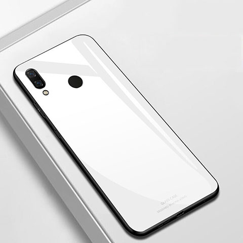 Custodia Silicone Specchio Laterale Cover per Huawei Nova 3i Bianco
