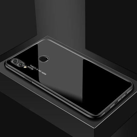 Custodia Silicone Specchio Laterale Cover per Huawei P Smart (2019) Nero