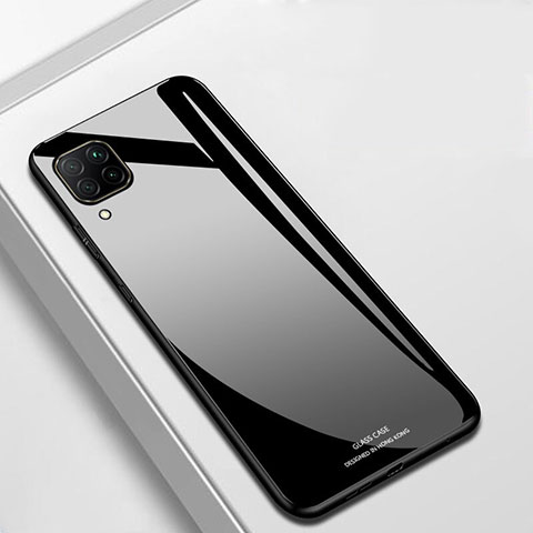 Custodia Silicone Specchio Laterale Cover per Huawei P40 Lite Nero