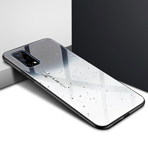 Custodia Silicone Specchio Laterale Cover per Realme Q2 Pro 5G Grigio