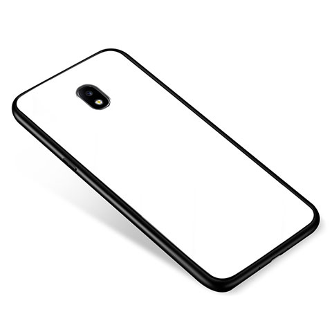 Custodia Silicone Specchio Laterale Cover per Samsung Galaxy J5 Pro (2017) J530Y Bianco
