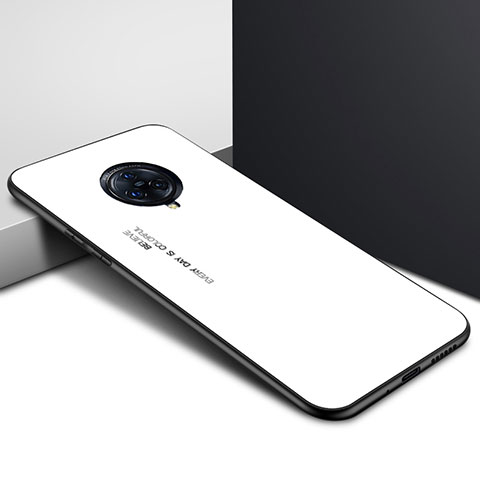 Custodia Silicone Specchio Laterale Cover per Vivo Nex 3 Bianco