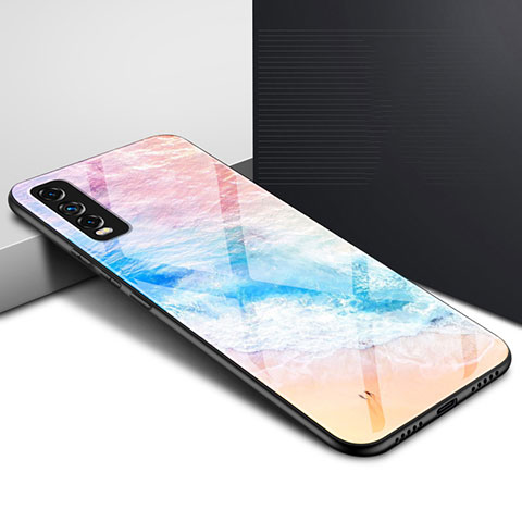 Custodia Silicone Specchio Laterale Cover per Vivo Y11s Colorato