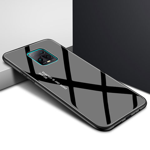 Custodia Silicone Specchio Laterale Cover per Xiaomi Redmi 10X 5G Nero