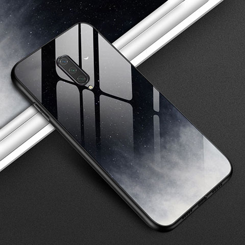 Custodia Silicone Specchio Laterale Cover T01 per OnePlus 8 Grigio