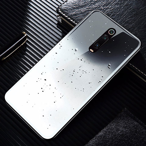 Custodia Silicone Specchio Laterale Cover T02 per Xiaomi Redmi K20 Pro Nero