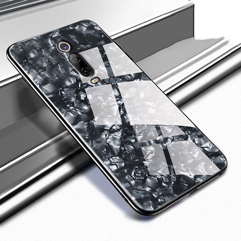 Custodia Silicone Specchio Laterale Cover T04 per Xiaomi Redmi K20 Nero