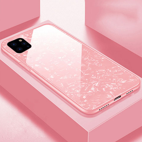 Custodia Silicone Specchio Laterale Cover T06 per Apple iPhone 11 Pro Rosa