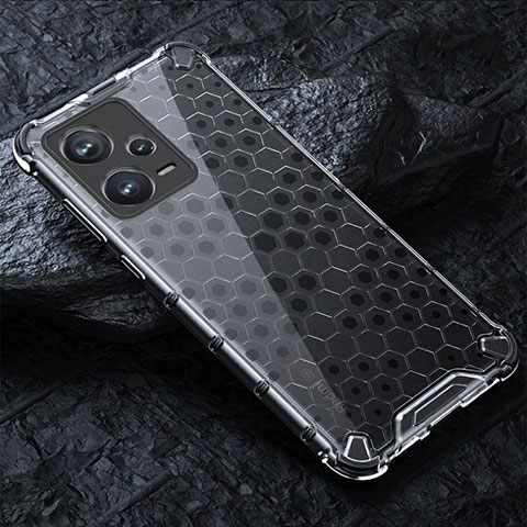 Custodia Silicone Trasparente Laterale 360 Gradi Cover AM3 per Xiaomi Redmi Note 12 5G Bianco