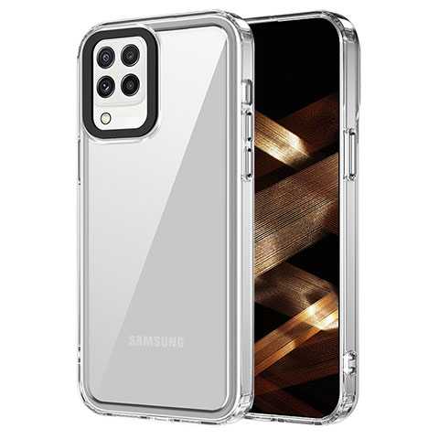 Custodia Silicone Trasparente Laterale Cover AC1 per Samsung Galaxy M32 4G Chiaro