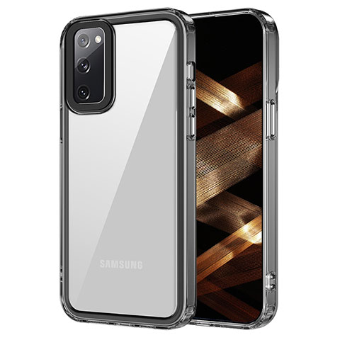 Custodia Silicone Trasparente Laterale Cover AC1 per Samsung Galaxy S20 FE (2022) 5G Nero
