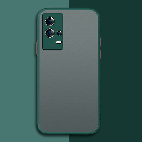 Custodia Silicone Trasparente Laterale Cover M01 per Vivo iQOO 8 5G Verde