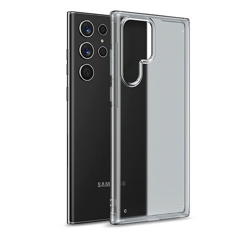 Custodia Silicone Trasparente Laterale Cover M02 per Samsung Galaxy S24 Ultra 5G Chiaro