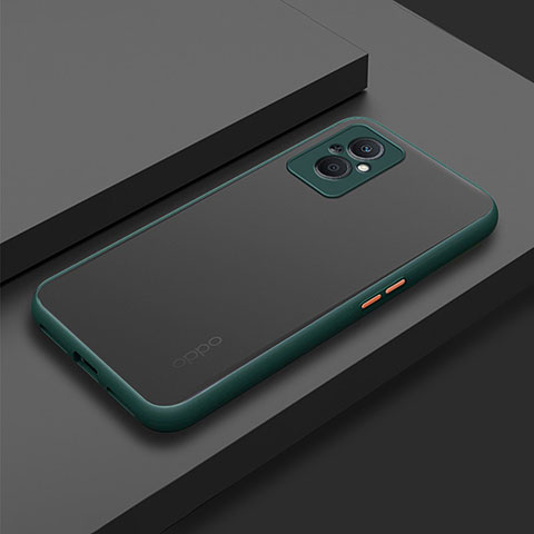 Custodia Silicone Trasparente Laterale Cover per OnePlus Nord N20 5G Verde Notte